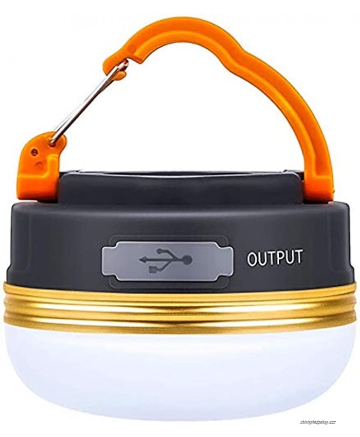 LED Camping Lantern Rechargeable & Portable Tent Light 300LM,3 Light Modes,1800mAh Power Bank,with Magnet Base,Electric Lantern Flashlight for Camping Hiking Fishing Hurricane Emergency