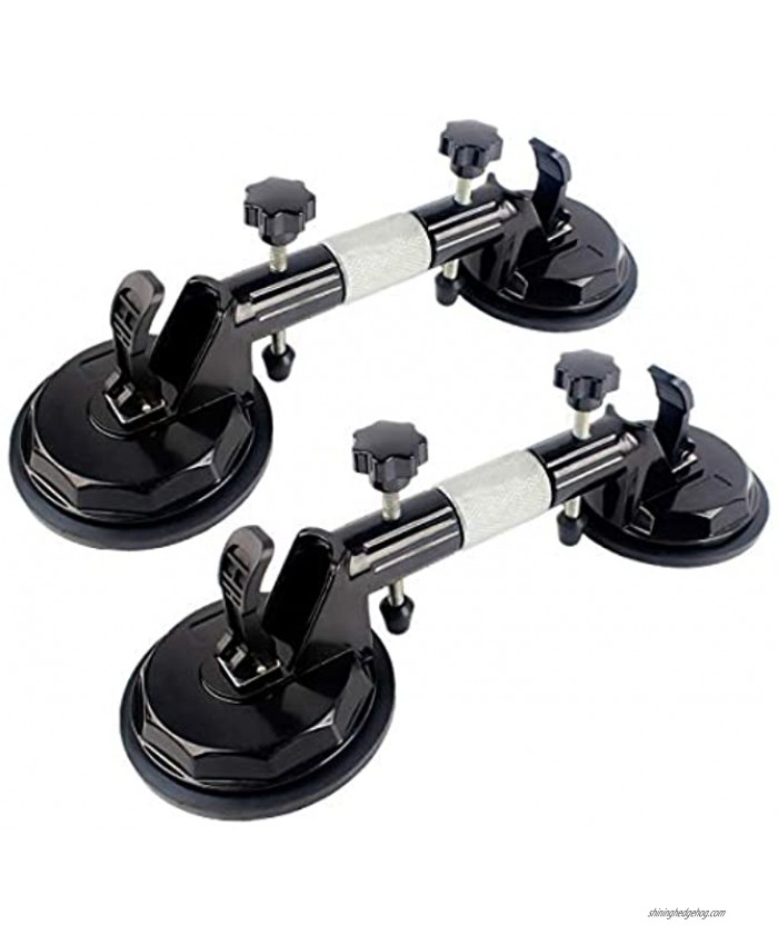 2Pcs Granite Seam Setter Walkley Adjustable Suction Cup Seamless Stone Seam Setter for Seam Joining and Leveling Professional Countertop Installation Tool for Granite Stone Marble Slab 2Pcs