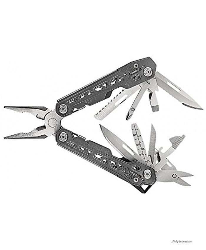 Gerber Gear Truss Multitool Stainless and Grey with Multi-Position Sheath [30-001343 New B07DDDM35D