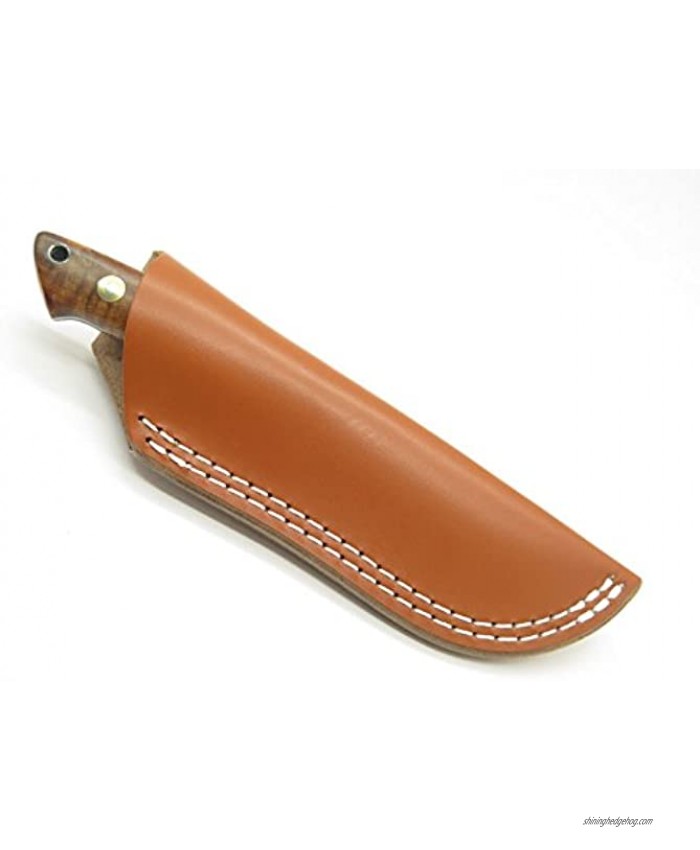 ESEE Brown Leather Fixed 3-4 Blade Hunting Knife Sheath Case Buck Loveless Pouch