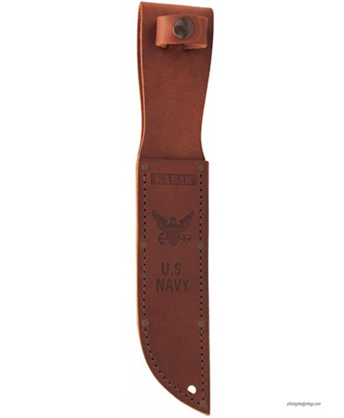 Full-size Brown Leather USN Sheath