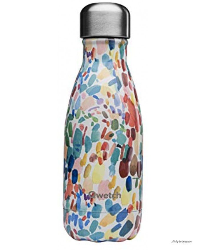 QWETCH Bouteille Isotherme Stainless 260 ml Bottle Adults Unisex Arty Multicolor One Size