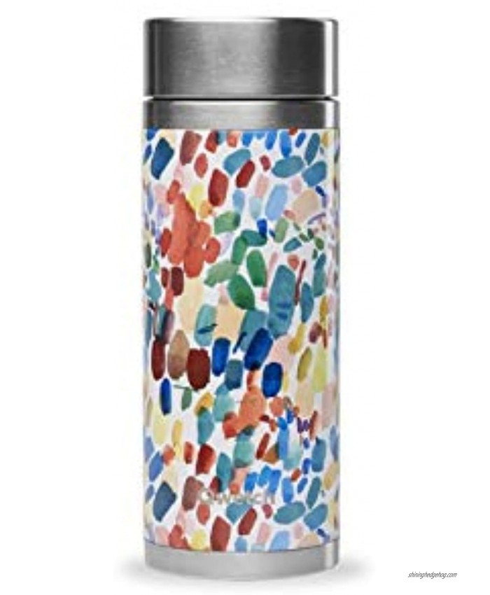 QWETCH Théière Isotherme Stainless Steel 400 ml Bottle Adult Unisex Arty Multicoloured One Size