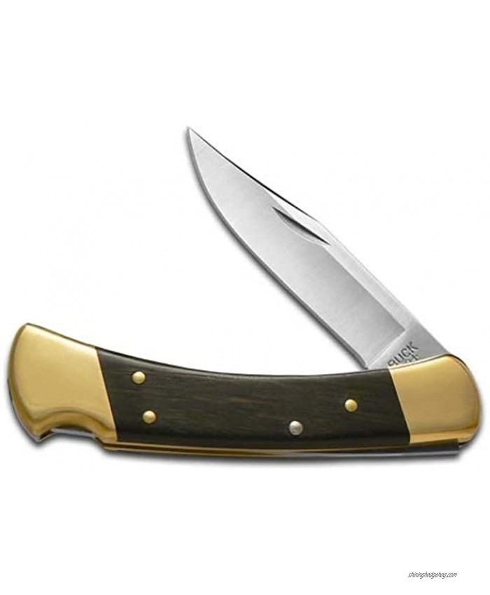 Buck 110 Folding Hunter Wooden Pocket Knife Knives