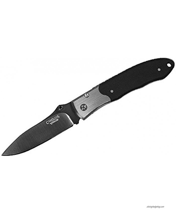 Camillus Carbonitride Titanium Folding Knife with G10 and Stainless Steel Handle 6.75-Inch