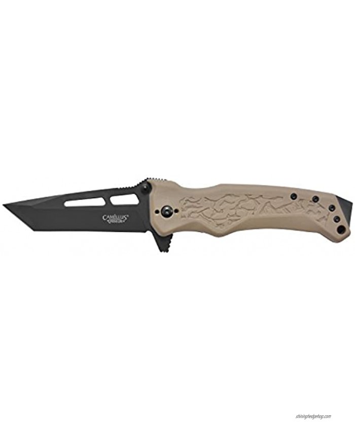 Camillus GB-8 8 Folding Knife with Assisted Launch Ball Bearing System Black