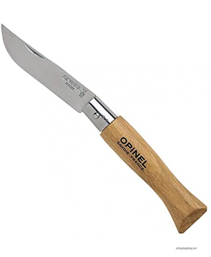 Opinel Stainless Steel Blade with Beechwood Handle