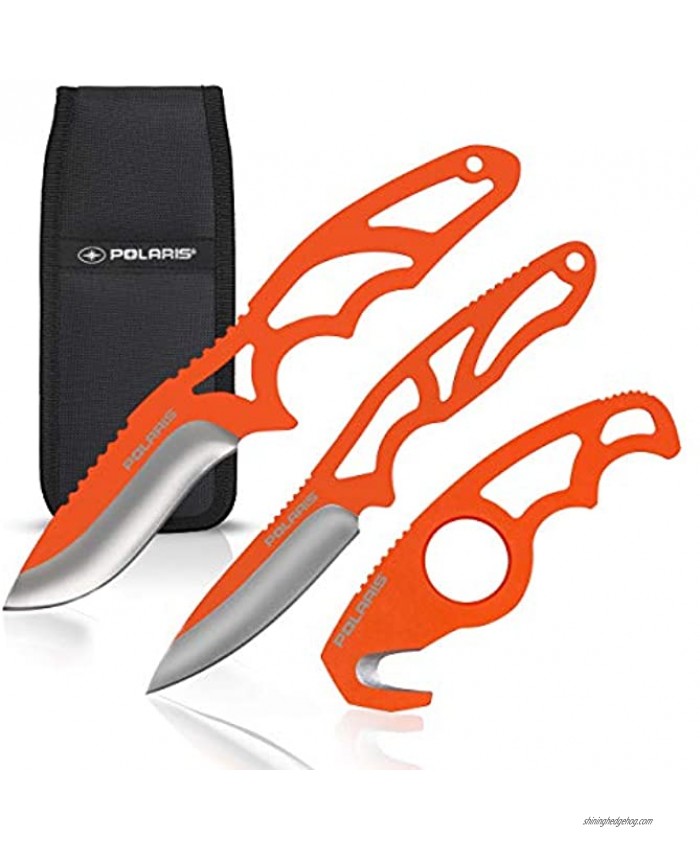 Field Dressing Kit for Hunters Anglers. 3-Piece Skinning Knives