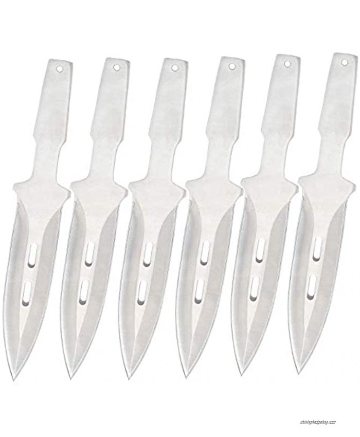 LIANTRAL Throwing Knife Set with 6 Knives Stainless Steel Throwing Knives Kits with Free Nylon Sheath 7.48-inch Overall