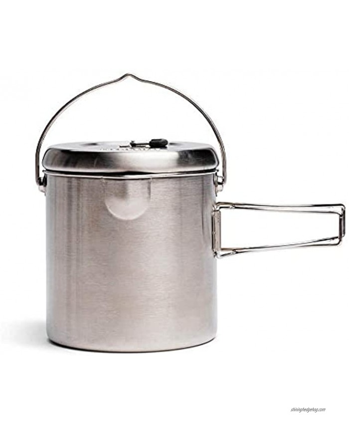 Solo Stove Pot 1800: Stainless Steel Companion Pot Titan. Great for Backpacking Camping Survival