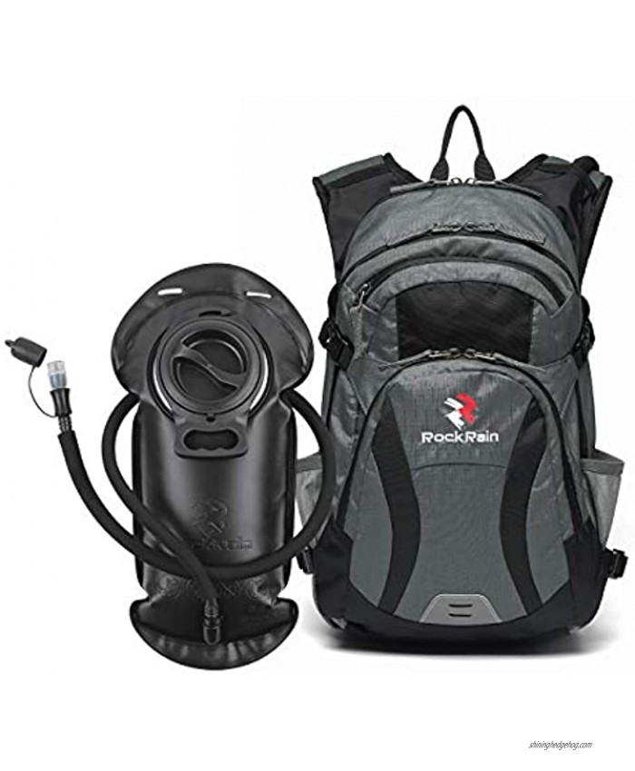 ROCKRAIN Hydration Backpack WindSeeker Insulation Hydration Pack with 2.5L BPA Free Leak Proof Water Bladder Sufficient Storage Space for Outdoor Gear Perfect for Cycling Hiking Running Skiing
