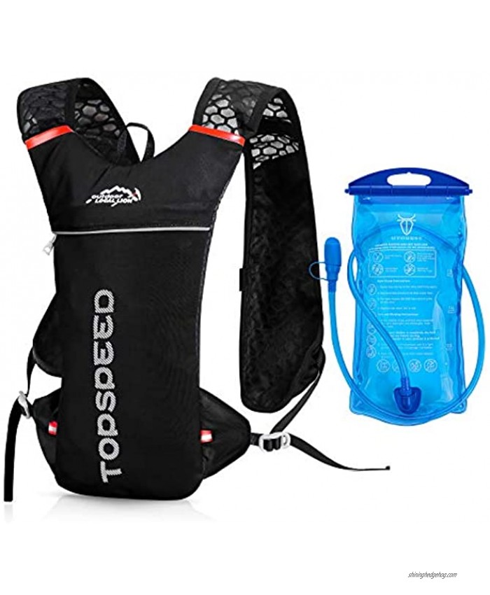 UTOBEST Hydration Running Vest for Men Women Hydration Pack 5L Lightweight Bike Water Backpack for Trail Running Marathon Race Hiking