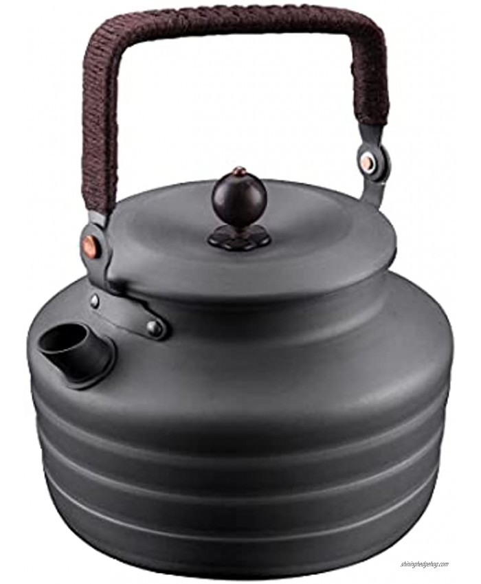 Alocs Camping Kettle 1.3L,Portable Tea Kettle Outdoor Hiking Picnic Water Kettle Lightweight Teapot Coffee Pot…