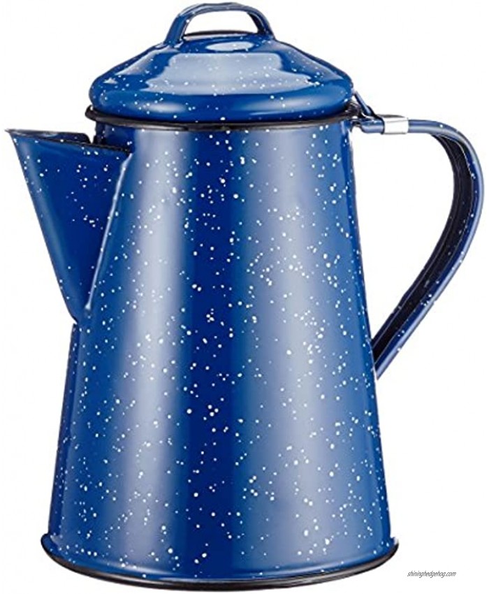 GSI Outdoors 6 Cup Coffee Pot for Storing Hot Coffee Tea and Water While Camping Blue