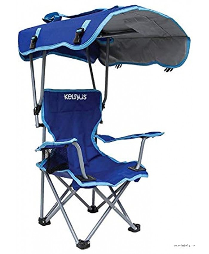 Kelsyus Kids Outdoor Canopy Chair Foldable Children's Chair for Camping Tailgates and Outdoor Events