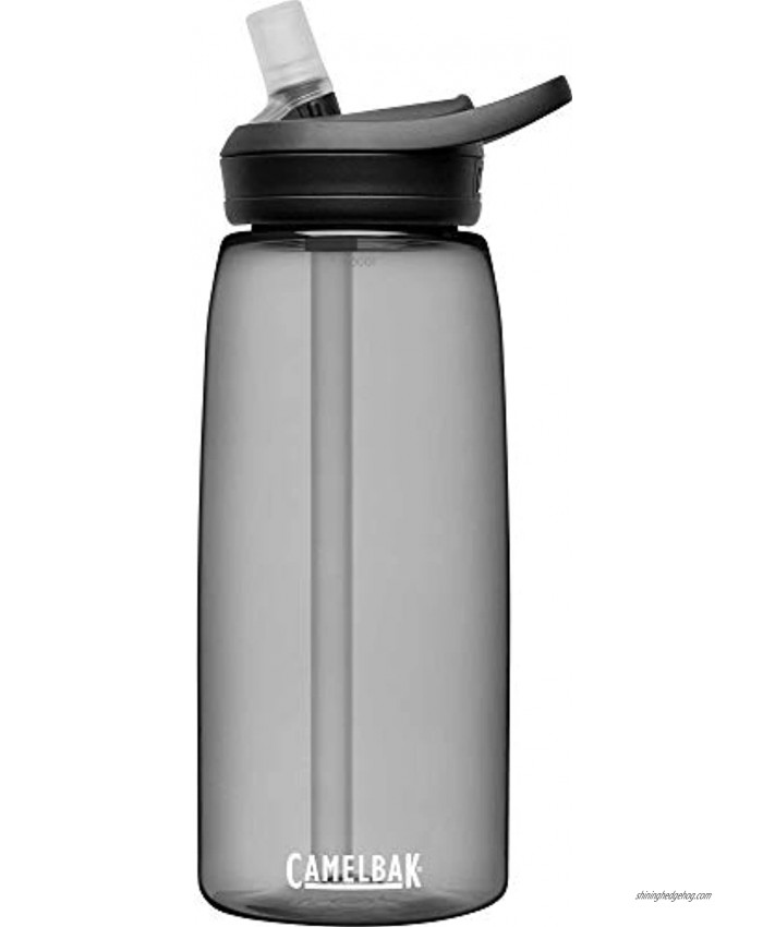 CamelBak eddy+ BPA Free Water Bottle 32 oz Charcoal 1L
