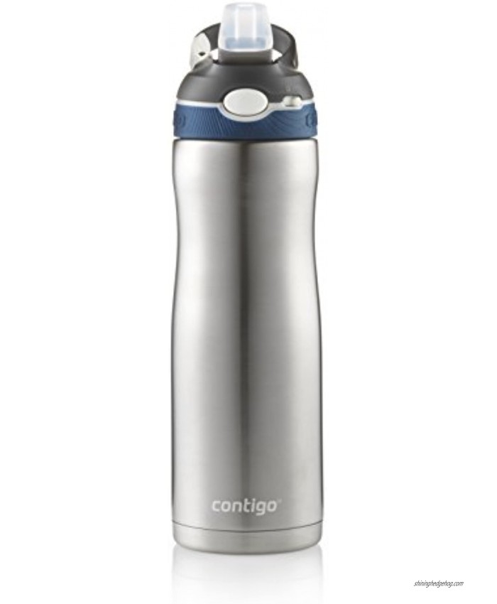 Contigo Autospout Straw Ashland Chill Vacuum-Insulated Stainless Steel Water Bottle 20 oz. Monaco