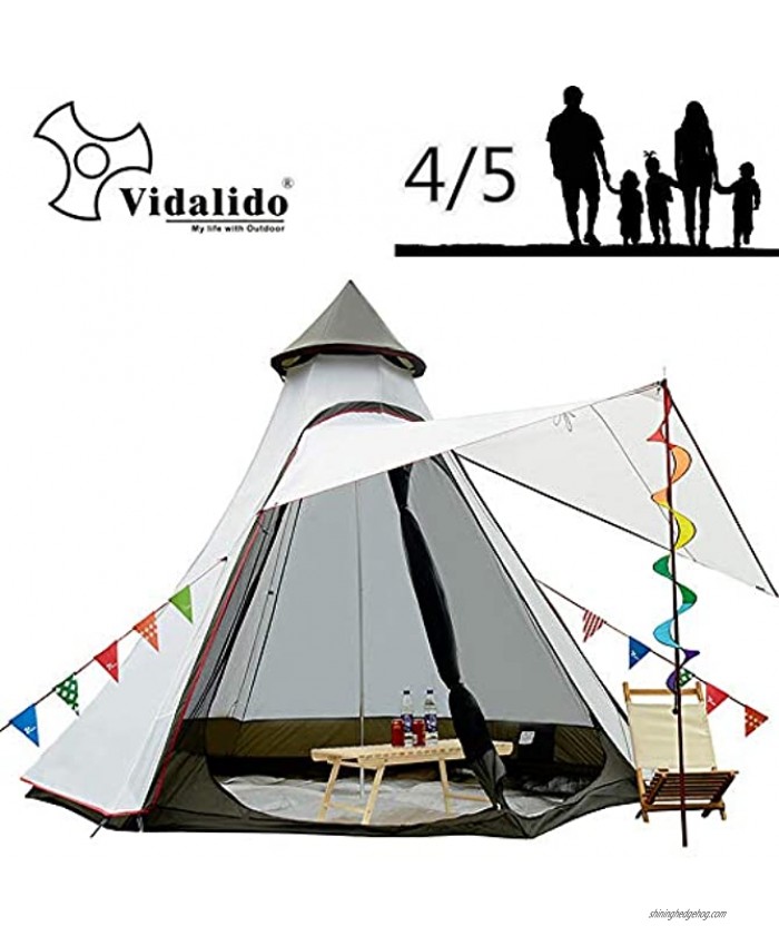 12'x10'x8'Dome Camping Tent 5-6 Person 4 Season Double Layers Waterproof Anti-UV Windproof Tents Family Outdoor Camping Tent