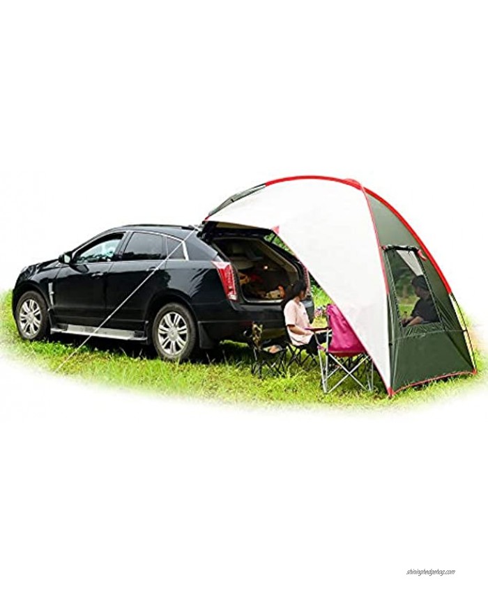 Car Tail Tent Awning Sun Shelter Trailer Tent Carport Tent Portable Tent Waterproof Auto Canopy Camper Trailer Tent Outdoor Equipment Camping car Tent for Beach SUV MPV Hatchback Minivan Sedan,