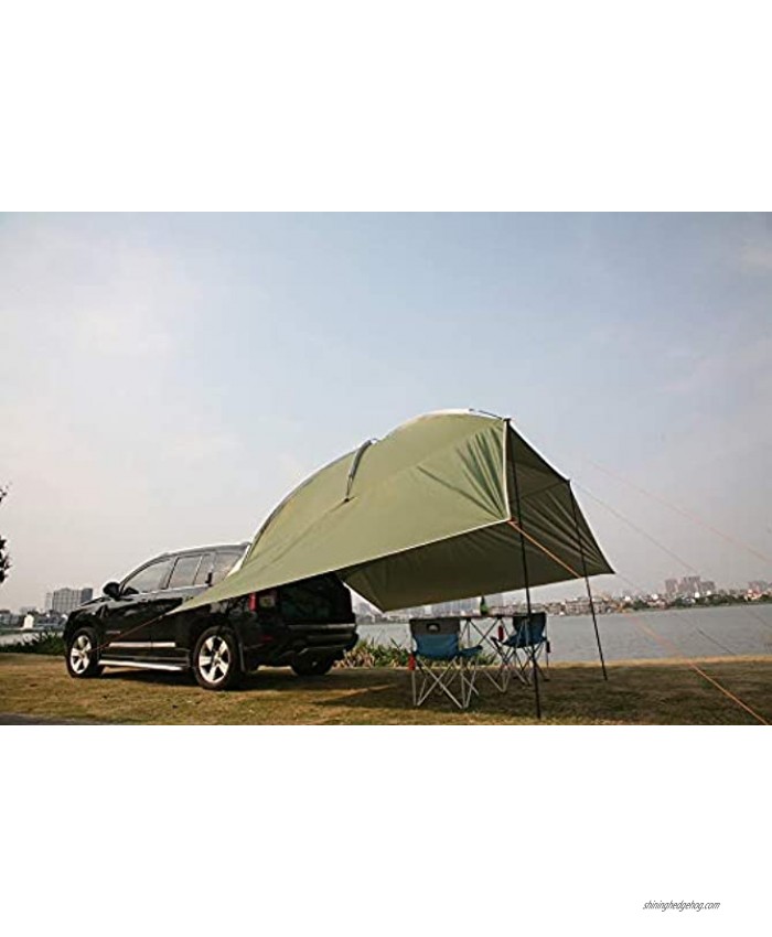 Dream House Lightweight Family Camping Sun Shelter SUV Car Rear Trunk Awning Car Tail Canopy Tent