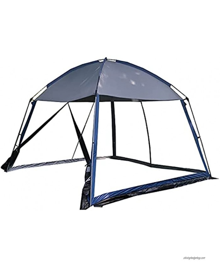 Screen House Zippered Mesh Tent 11x11 FT Outdoor Camping Picnic Screen Canopy Backyard Family Party Canopy Sun Shelter Gazebo Patios Shelter