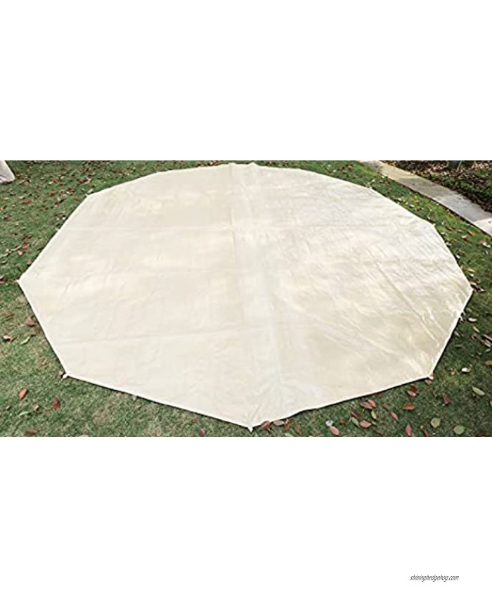glamcamp Tent Footprint Ground Cloth Waterproof Picnic Round Mat Portable Tarps Camping Shelter for Bell Tent Ground Camping Hiking