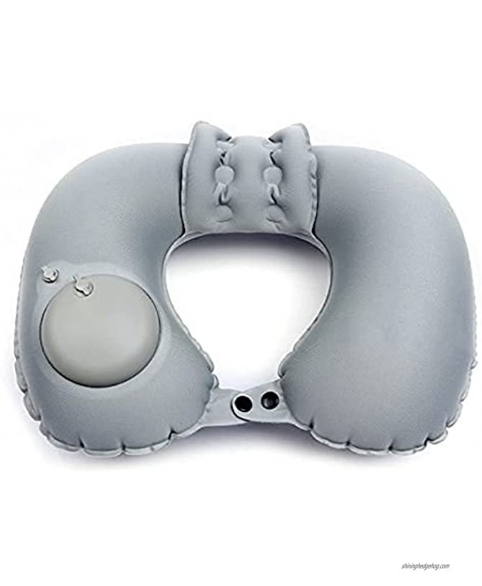 Ultralight Neck Pillow Travel Pillow Inflatable Compact Portable Neck Support Pillow for Airplane,Neck Travel Pillow for Adults and Kids in Airplanes Office Napping Cars Home,Outdoors
