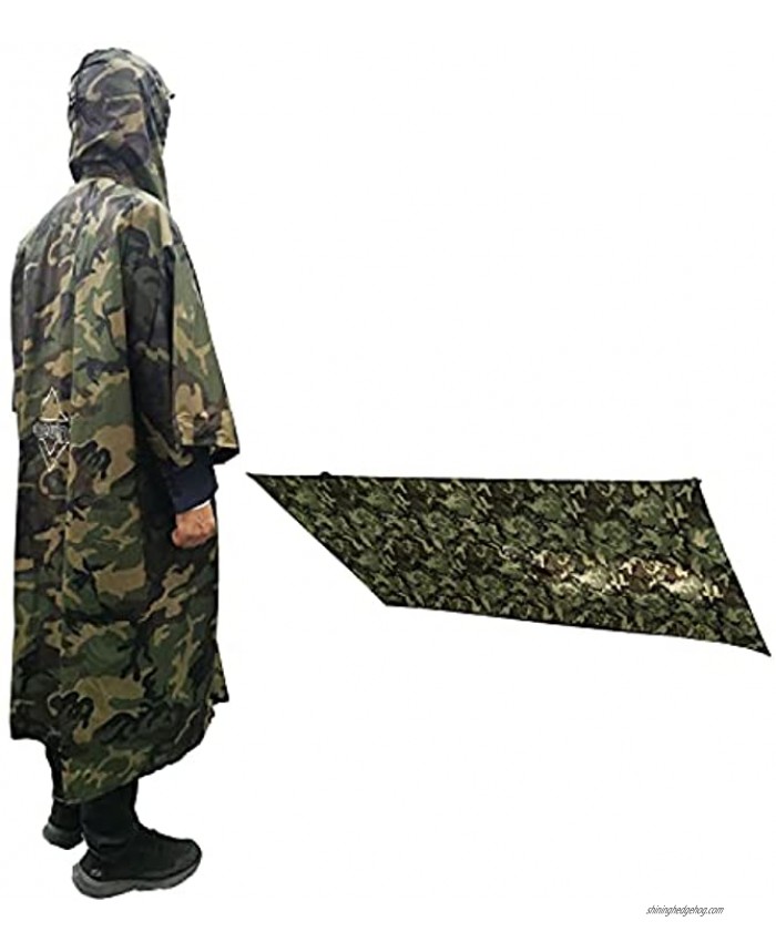 onewind Backpack Rain Poncho Ultralight Hood Raincoat