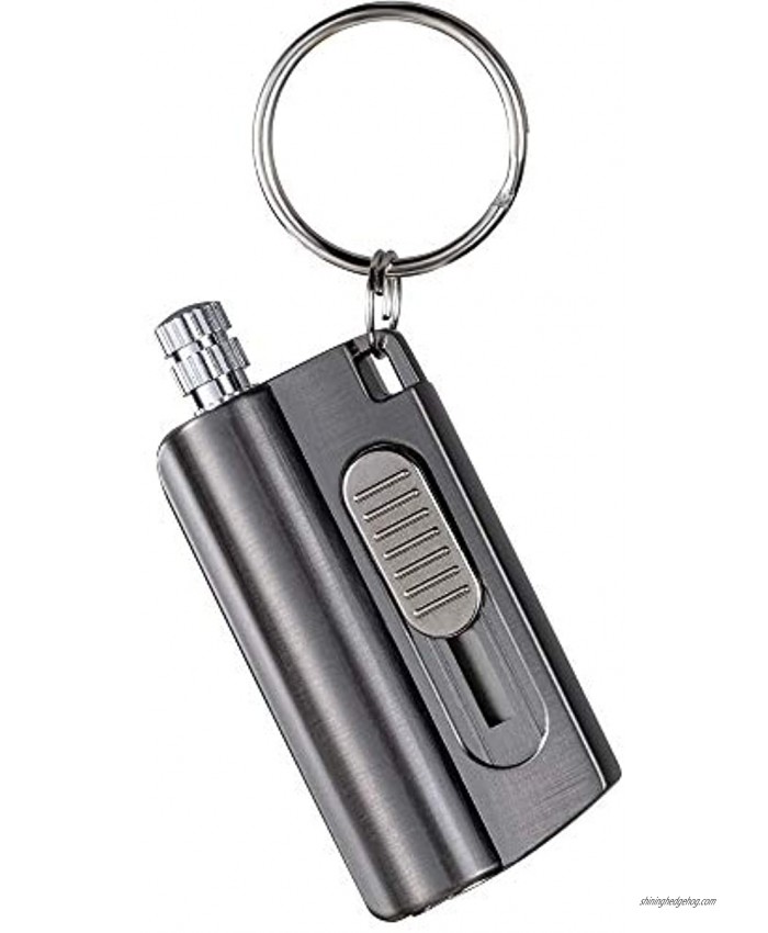 Laicengo Permanent Metal Match Lighter Forever Keychain Lighter Waterproof Match EDC Emergency Matchstick Survival Flint Fire Starter Fuel Not Included