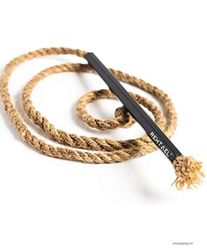 REHTAEL Tinder Wick and Bellow [40-Inch] Hemp Wick Cord Waterproof with Aluminum Tube Sleeve for Fire Starting
