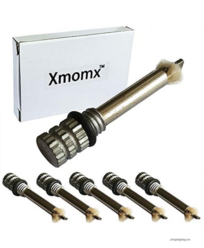 Xmomx 5 Pcs Replacement Wicks for Hiking Emergency Survival Camping Fire Starter Flint Metal Match Lighter