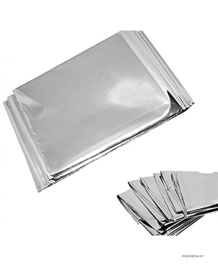 NYKKOLA Emergency Mylar Blankets 84 X 524 Pack Designed for NASA Essentials for Outdoors Hiking Survival Marathons or First Aid