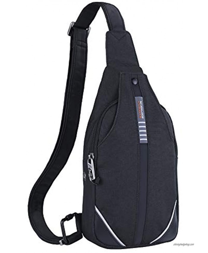 Waterfly Small Crossbody Sling Backpack Anti Theft Backpack for Traveling Chest Shoulder Bag