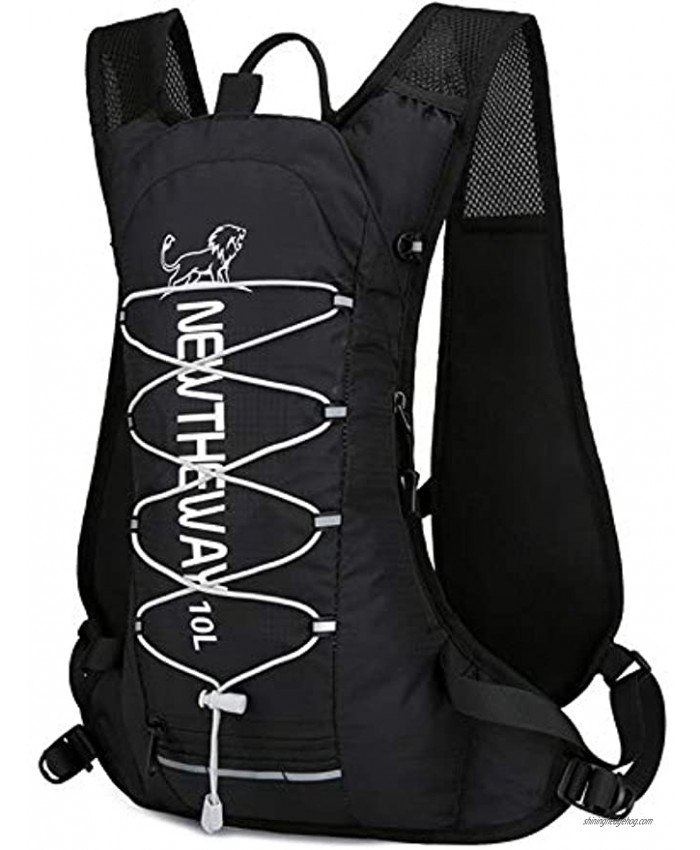 Hydration Backpack Pack for 2L Water Bladder Lightweight Daypack Water Backpack for Outdoor Sports Running Cycling Biking Hiking Camping Climbing Fits Men and Women ,10L Water Bladder Not Included